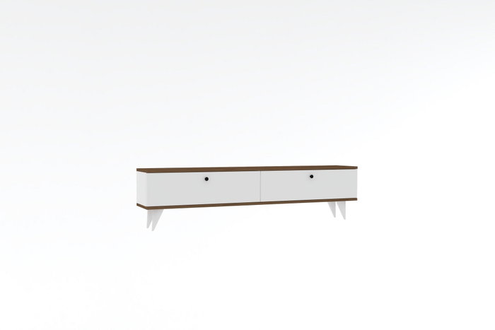 Hanah Home Paris Soporte de TV Blanco y Nogal